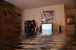 Internior flood requires emergency plumbing in Frisco Texas
