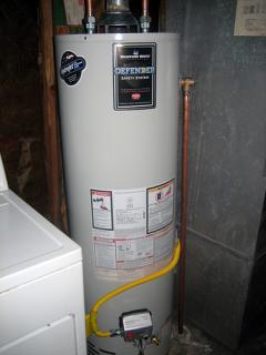 bradford white water heater installed by our Frisco TX plumbing team